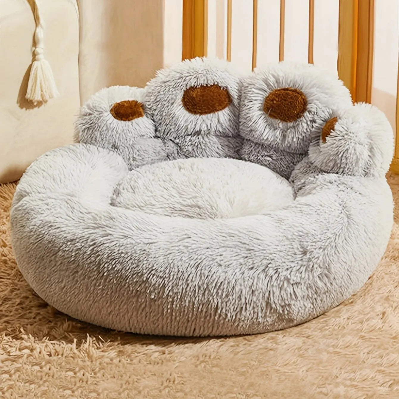 Soft Long Plush Dog Sofa Beds