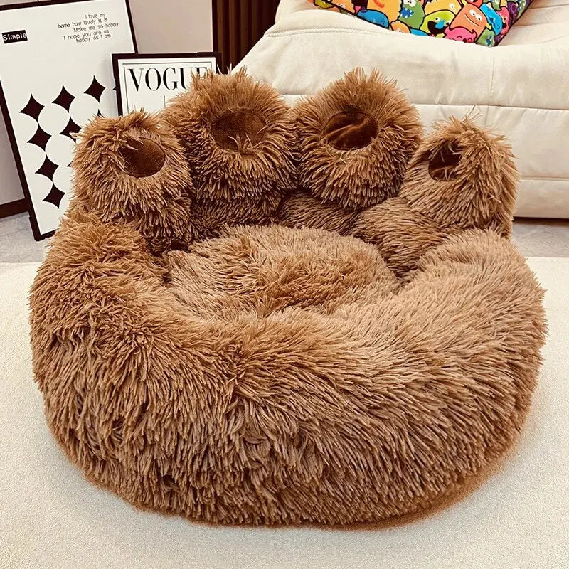 Soft Long Plush Dog Sofa Beds