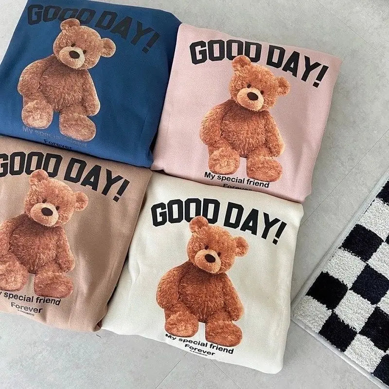 Cartoon Bear Print Pet Shirt