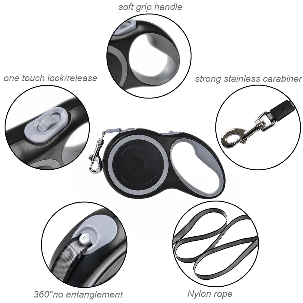 Adjustable Durable Walking Hiking Bulldog Rope