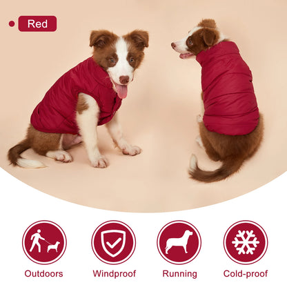 Cold Proof Warm Dog Jacket with Fleece