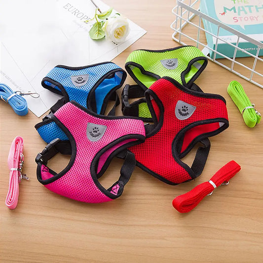 Breathable Fabric Mesh Dog Leash