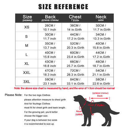 Cold Proof Warm Dog Jacket with Fleece