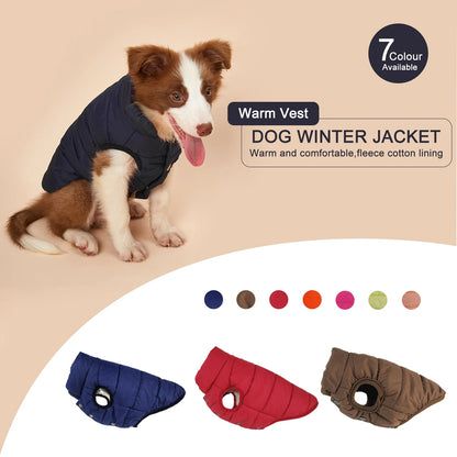 Cold Proof Warm Dog Jacket with Fleece