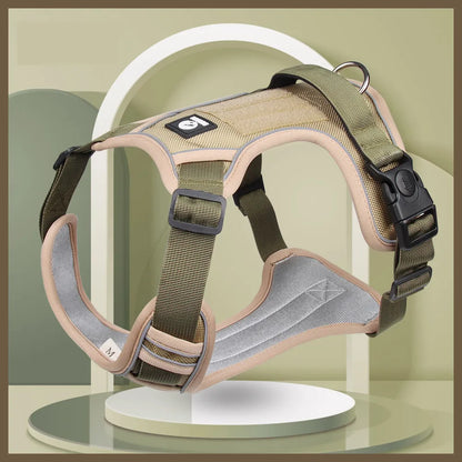 Labrador Army Reflective Adjustable Harness