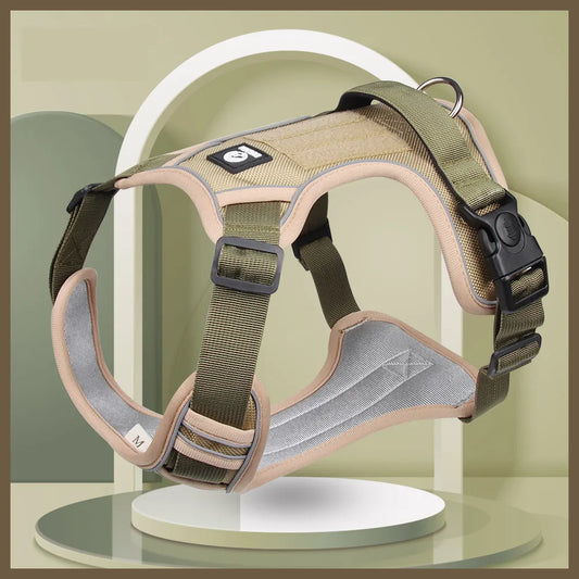 Labrador Army Reflective Adjustable Harness