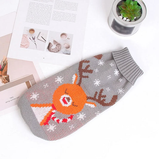 Knitted Christmas Dog Sweaters